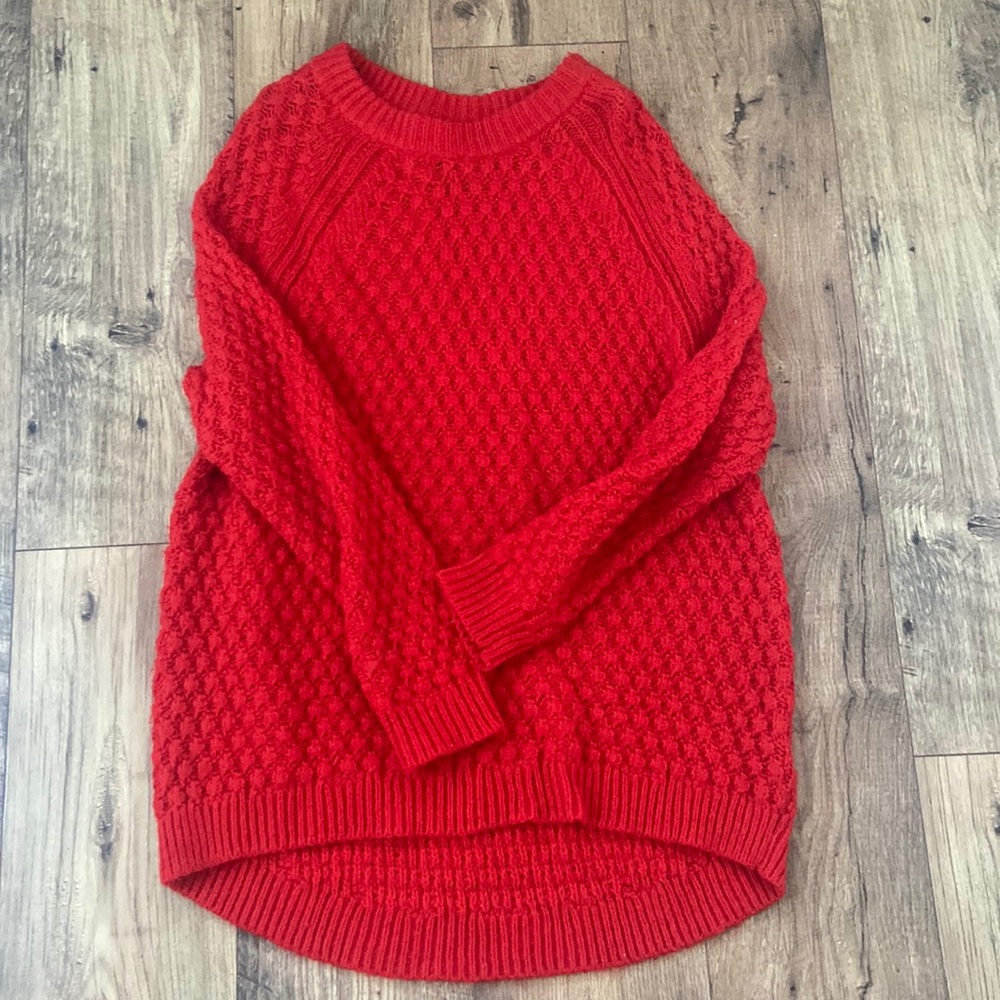 H&M Oversized Red Sweater